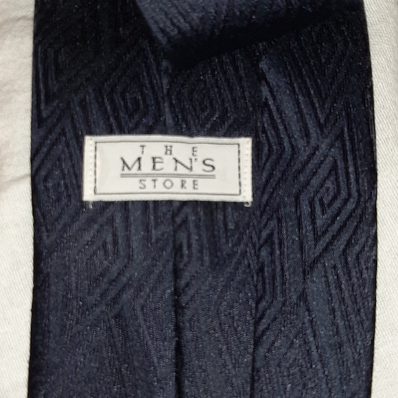 Vintage navy blue tie - Picture 4 of 6